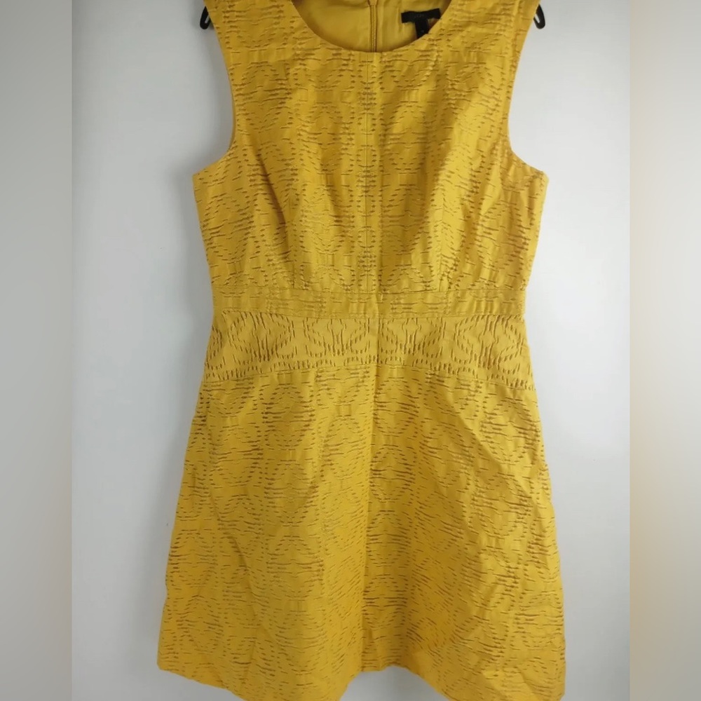 J Crew Yellow Sleeveless Dress